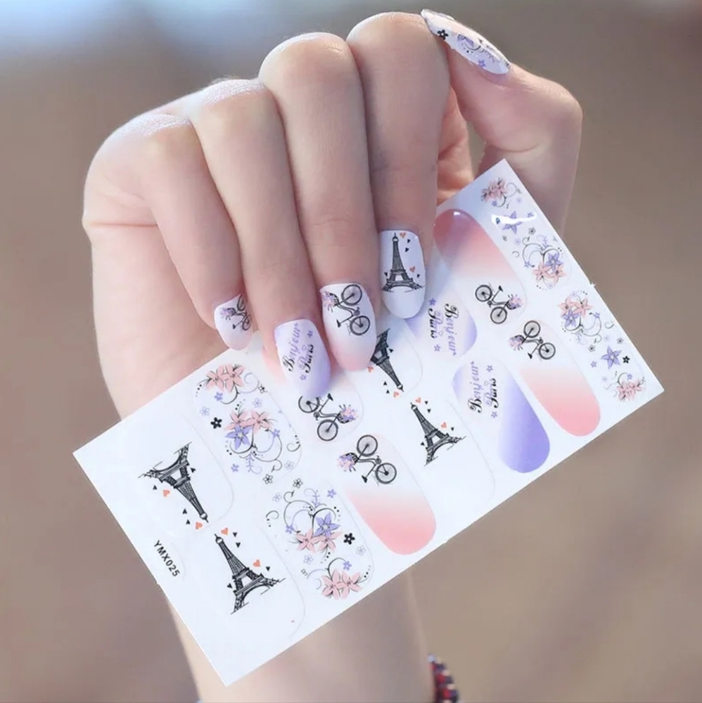 ⭐4/$15 Paris Nail Wraps